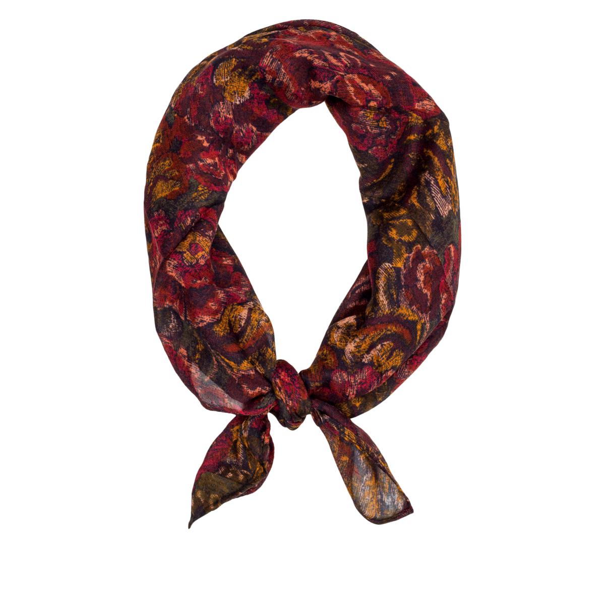 Patricia Nash Viscose Self-Fringe Edge Scarf