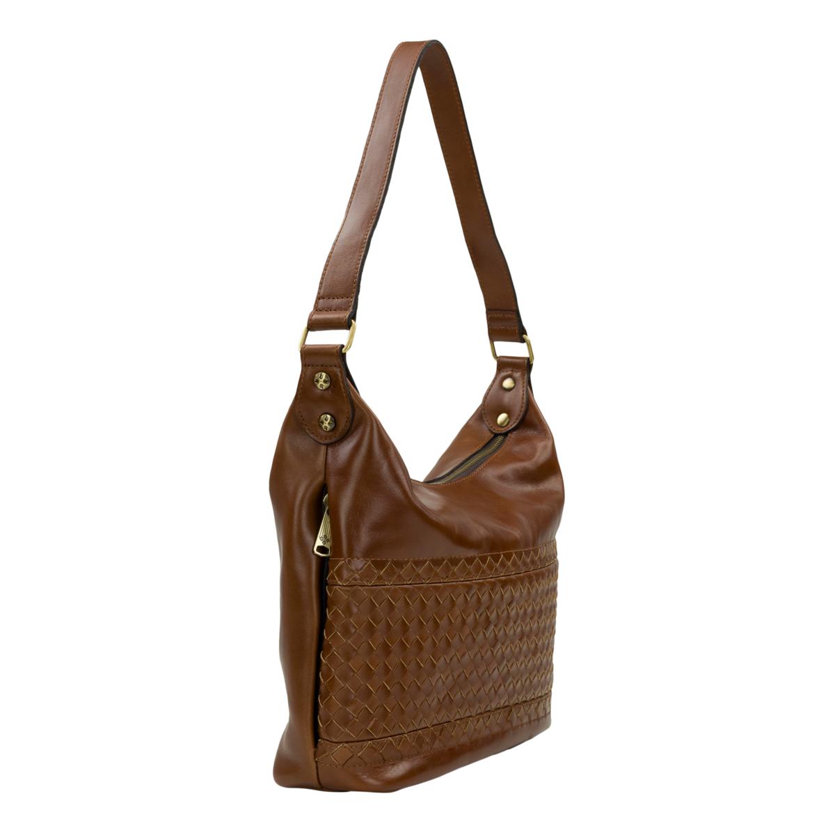 Distressed leather handbags hobo on sale