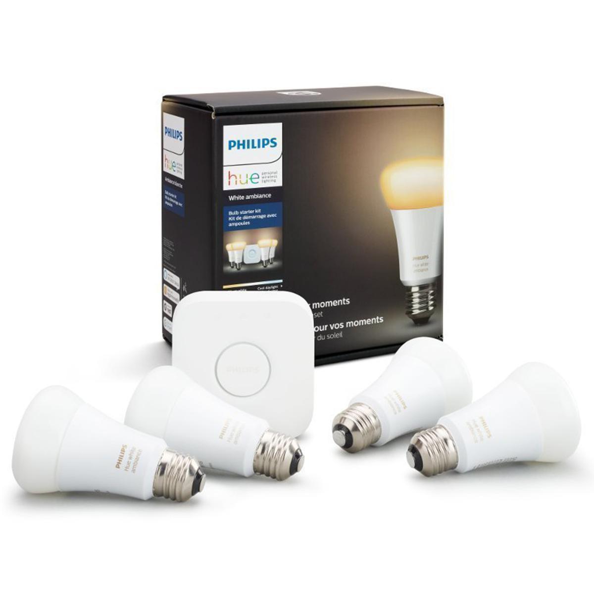 Philips Hue White and Color Ambiance, Kit de démarrage 2 ampoules