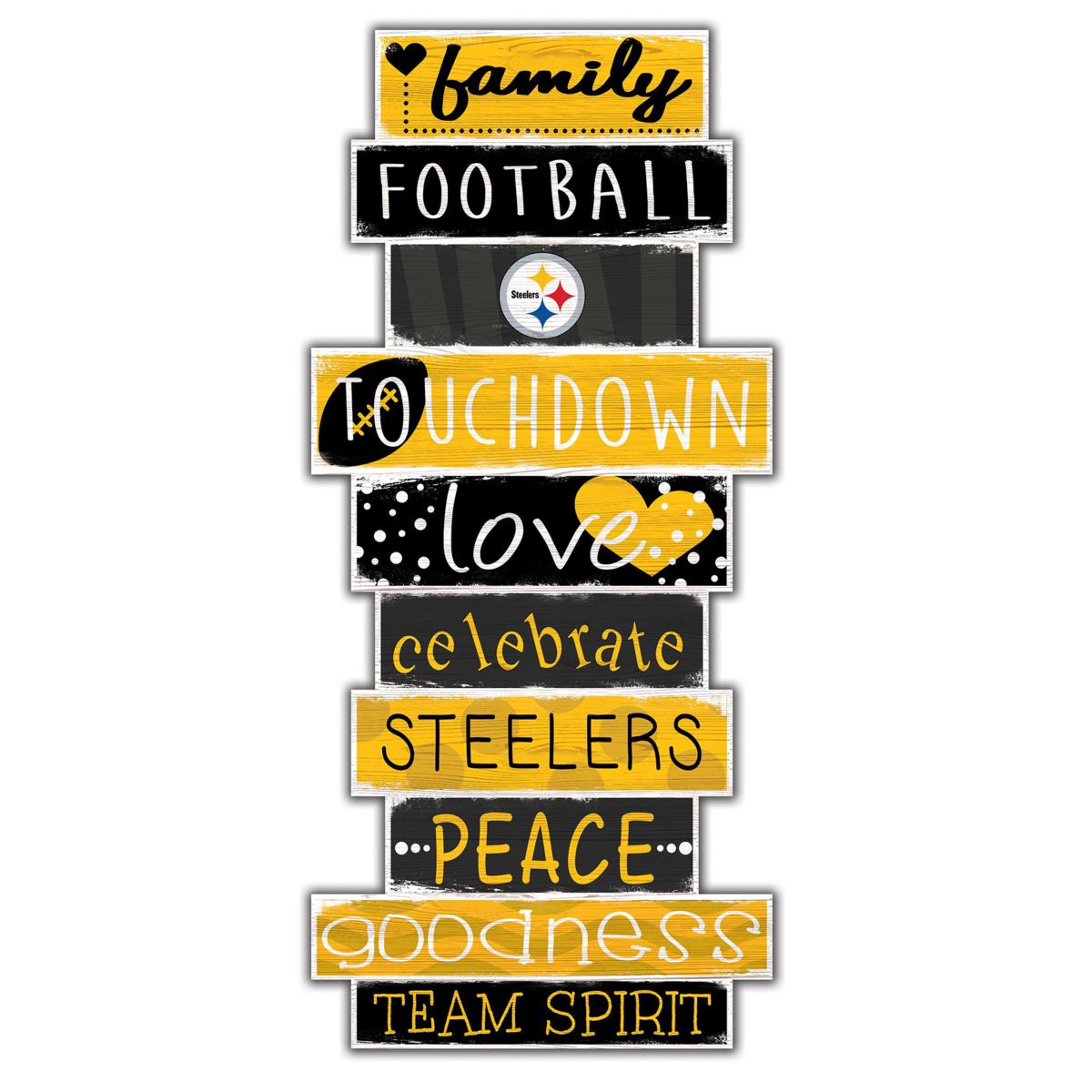 NFL Pittsburgh Steelers 24' Celebrations Stack Sign