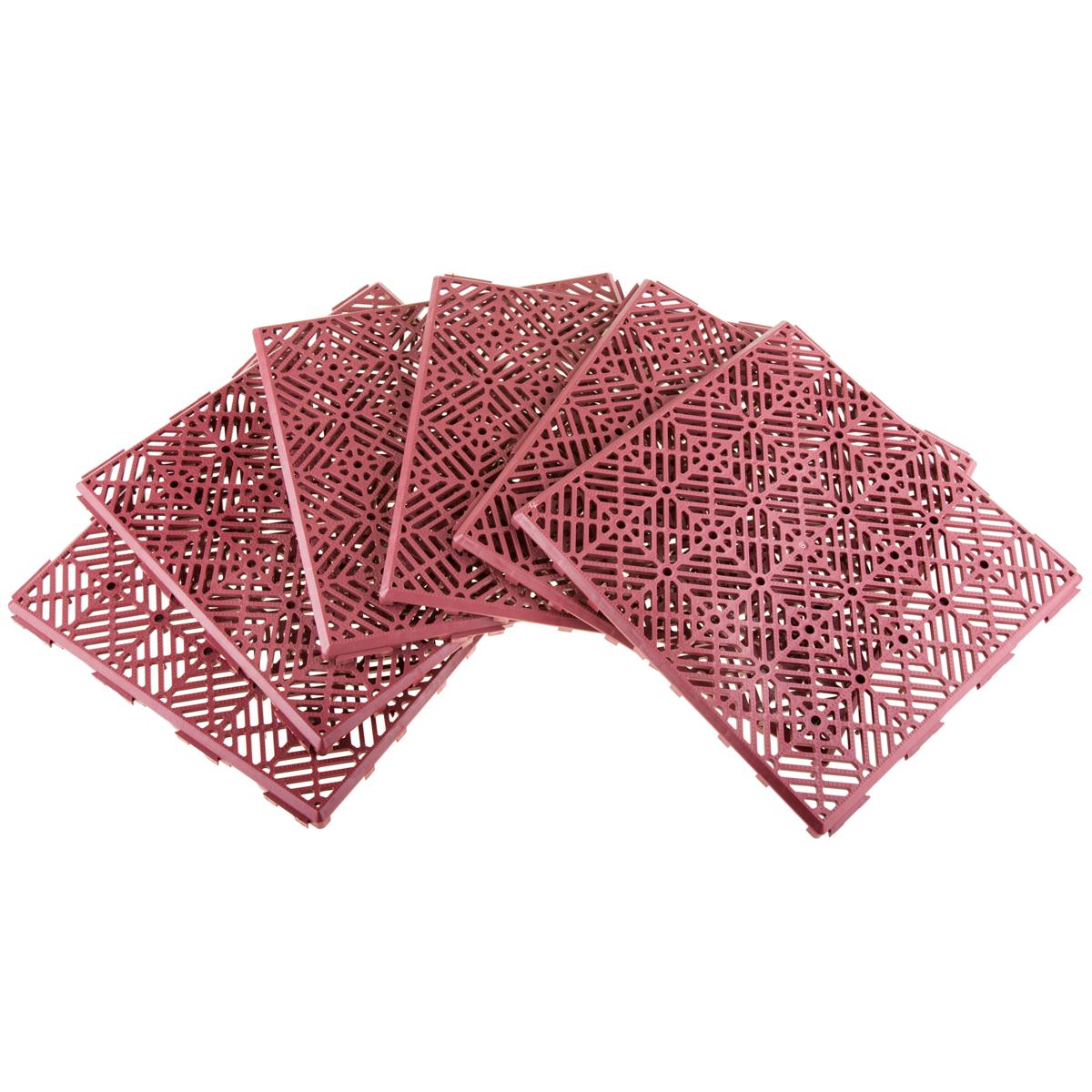 Pure Garden Interlocking Patio, Deck or Garage Floor Tiles - 11.5 x 11.5 Pure Garden Interlocking Patio, Deck or Garage Floor Tiles - 11.5 x 11.5