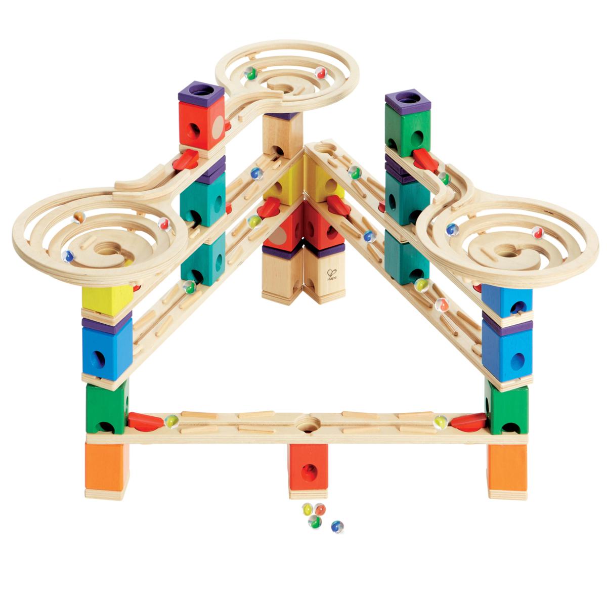 Quadrilla Wooden Marble Run Vertigo 134 Piece DIY Construction Set -  22496668