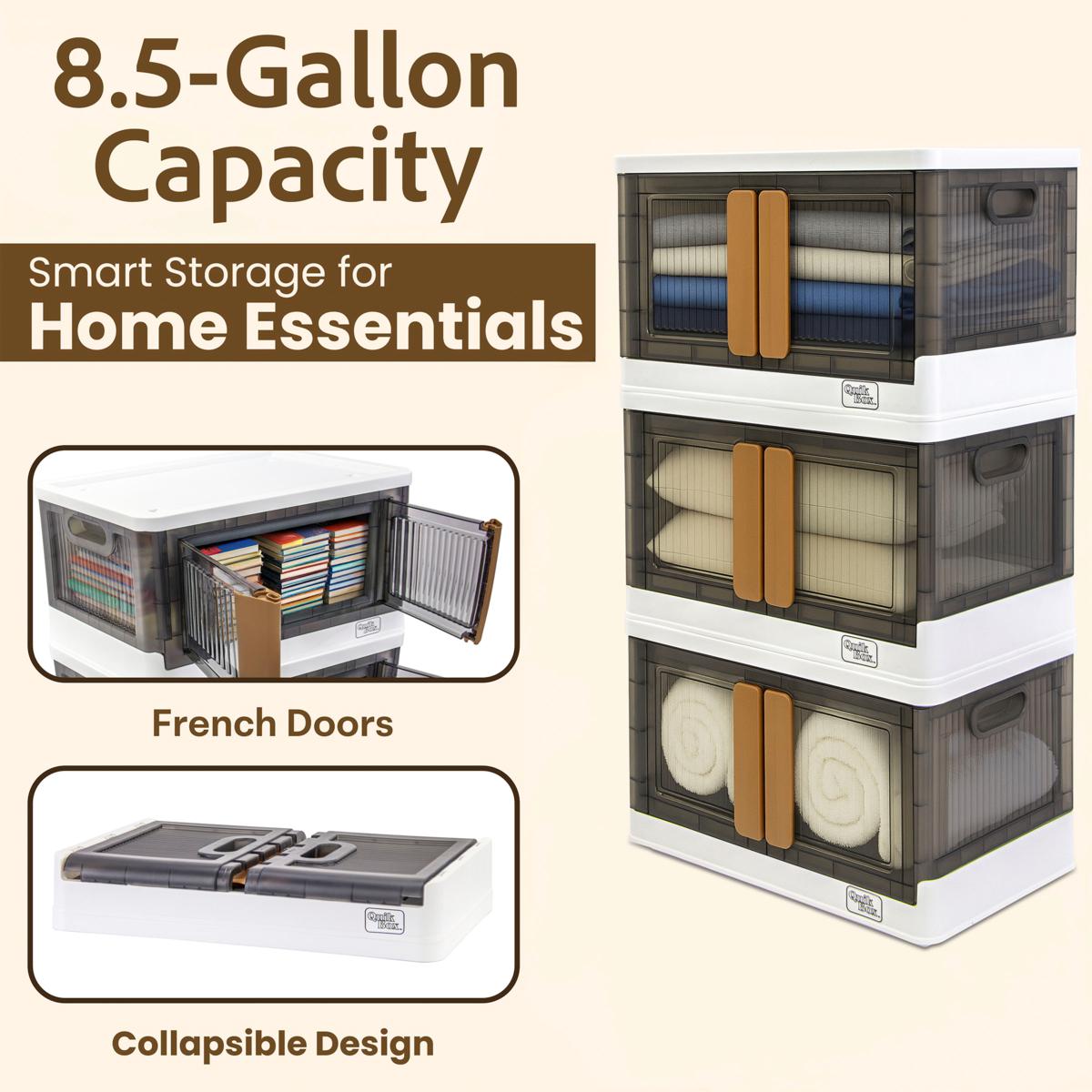 Snap-on STACKING CUBE BOX （Brown White） Snap Box - Brown/Light Brown | Watch Accessories | Delugs