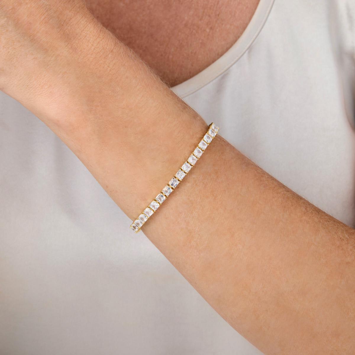 【HYERES LOR】25SS★ Essence SL Shine Point Tennis Bracelet HYERES LOR】25SS☆ Essence SL (W) Twinkle Tennis Bracelet