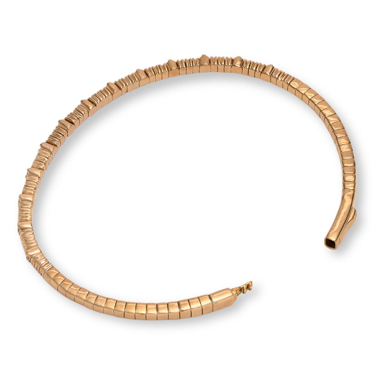 Rarities Gold-Plated .12ctw Diamond Flexi Bangle Bracelet | HSN