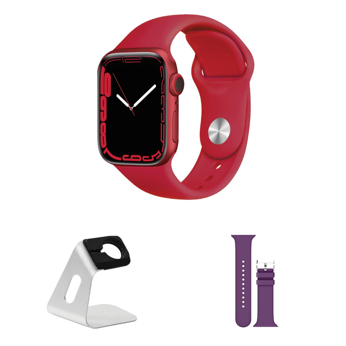 Refurbished Apple Watch Series 7 GPS + Cellular 41mm Bundle