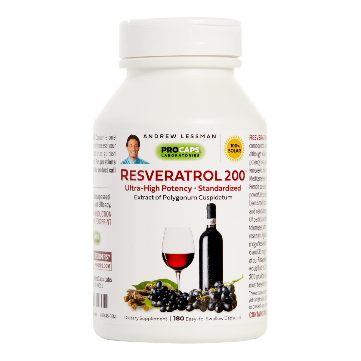 Resveratrol-200 - 180 Capsules - 6819153 | HSN