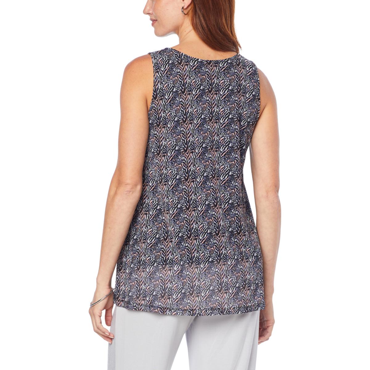 Retreat by Rhonda Shear Mesh Overlay Tank - 20390945 | HSN