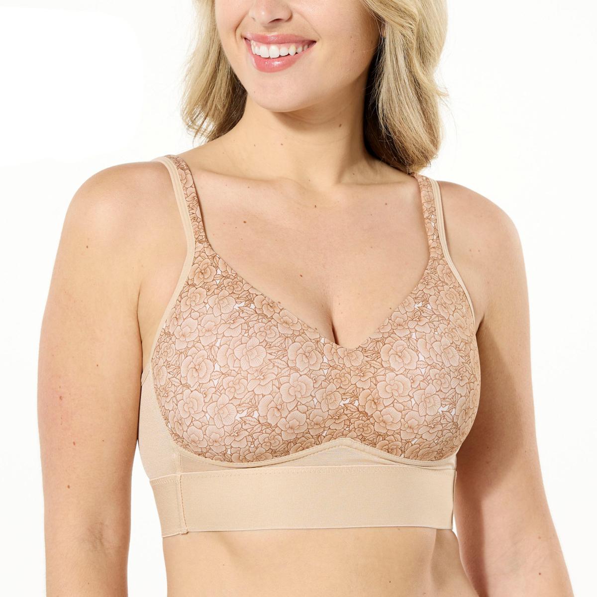Rhonda Shear 2-pack Molded Cup Bra with Cross Back Mesh