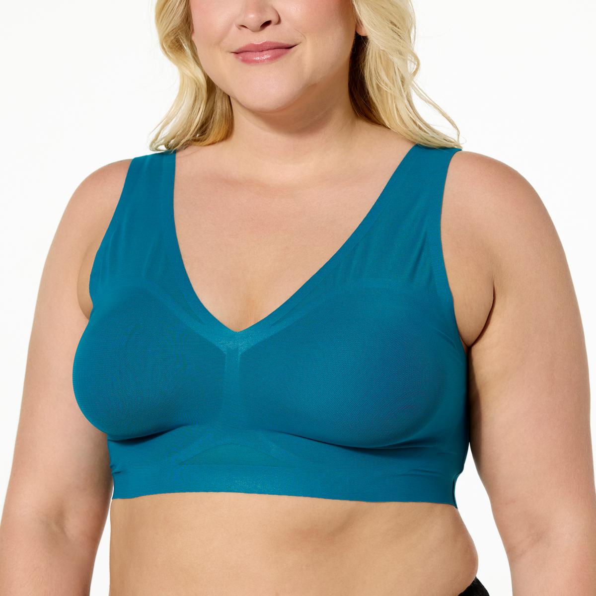 Rhonda Shear Double-Bonded Mesh Bra with Removable Pads - 21471144 | HSN