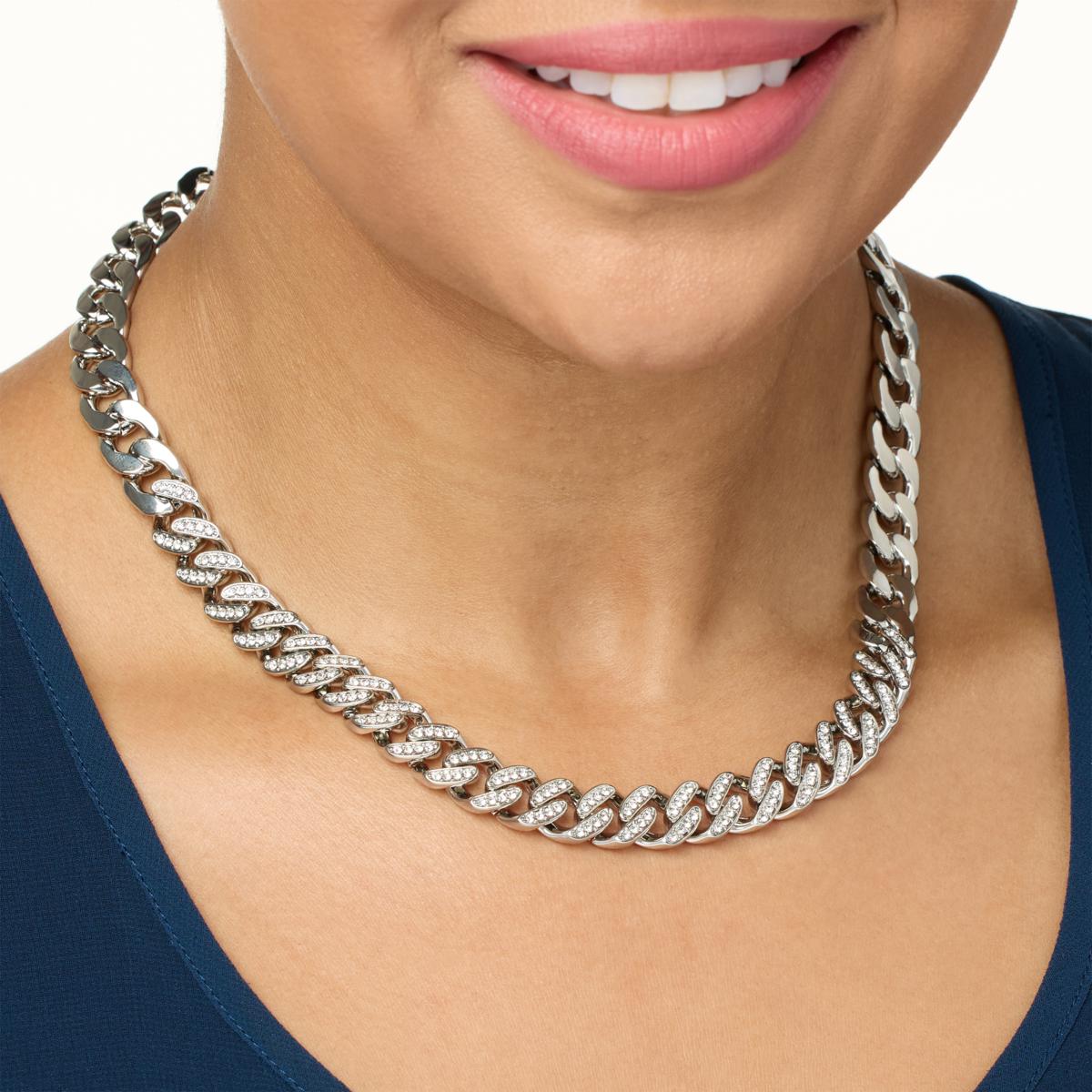 Chain link hot sale necklace styles