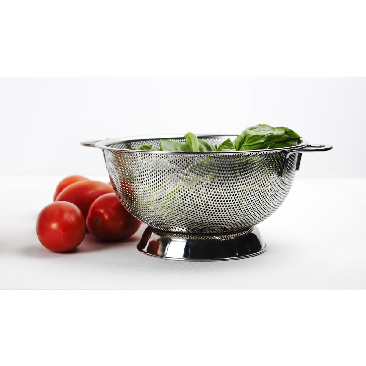 KitchenAid Expandable Stainless Steel Colander/Strainer, Red 