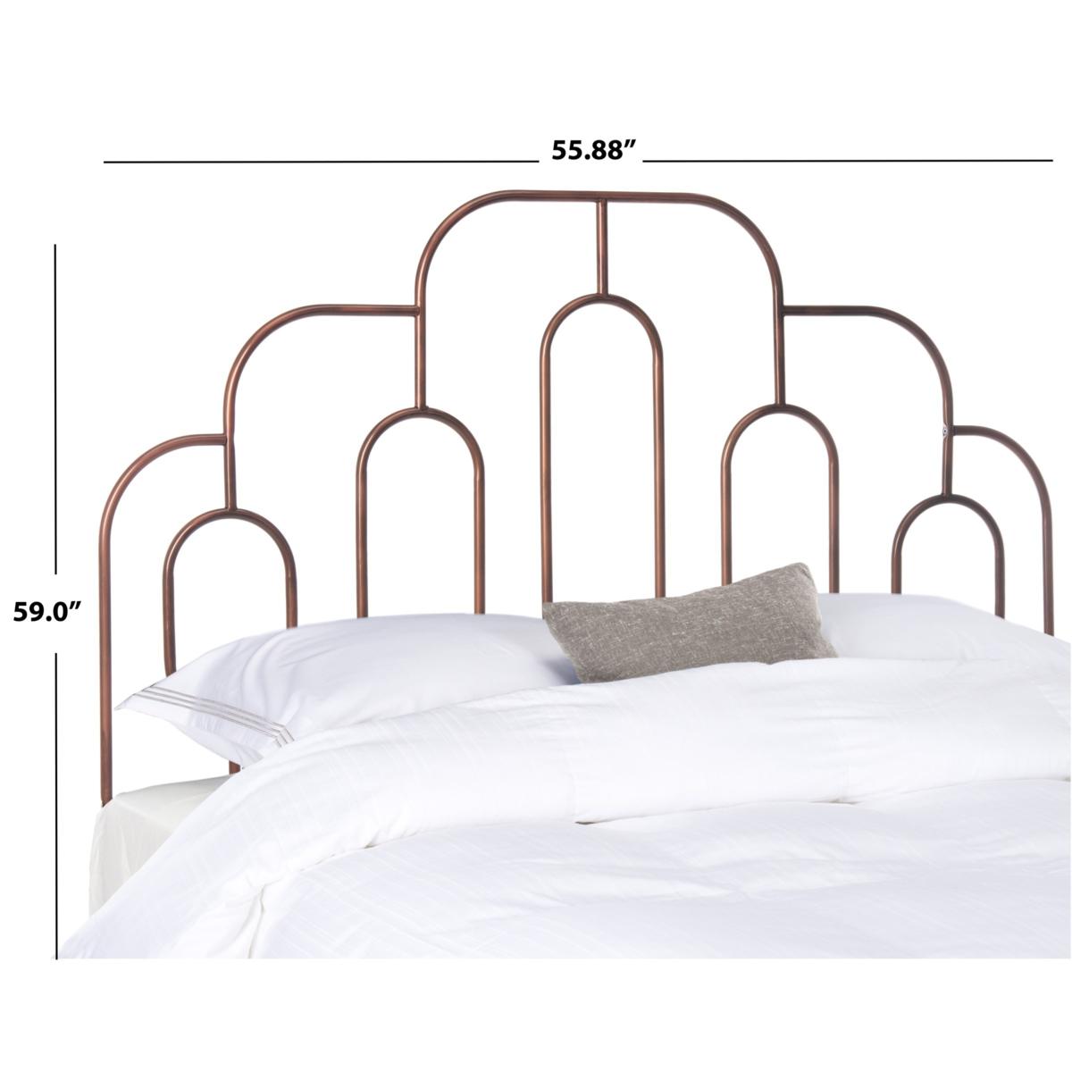 Safavieh paloma deals metal retro headboard