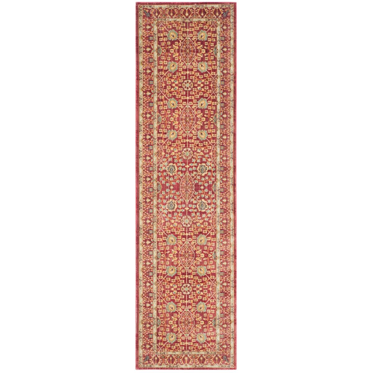 Safavieh Valencia Scarlet 2-1/4' x 12' Rug - 8368975 | HSN