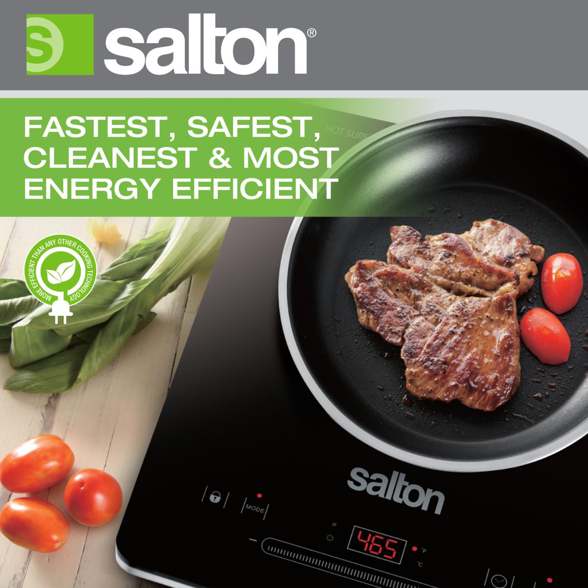 Salton induction cooktop how to online use