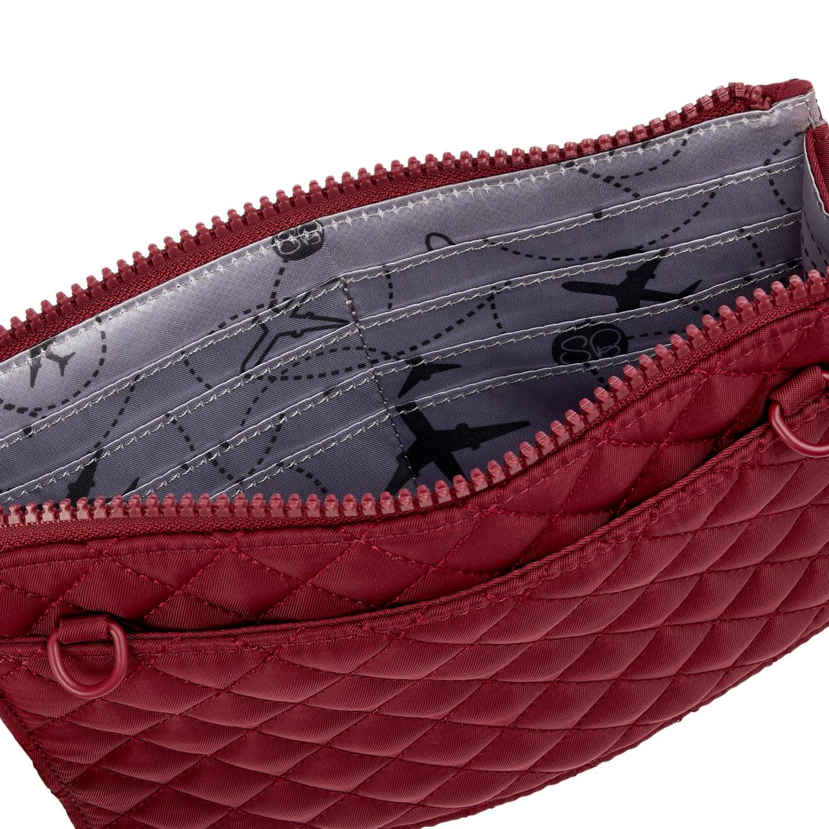 Samantha Brown To-Go RFID Quilted Crossbody Wallet