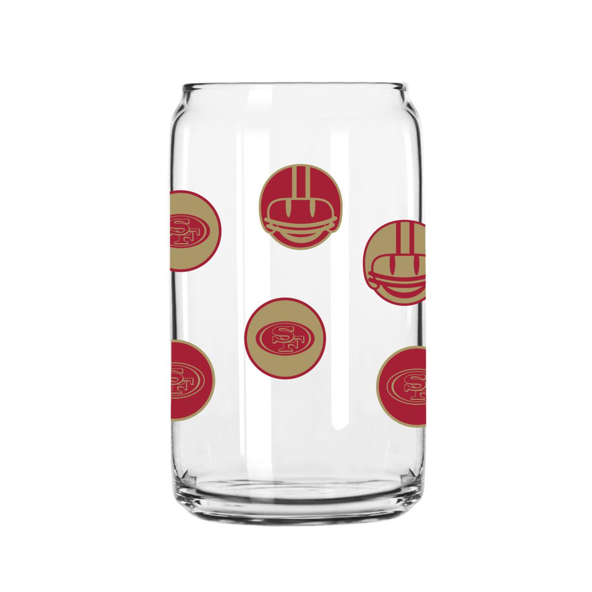 NFL San Francisco 49ers Personalized Beer Glass