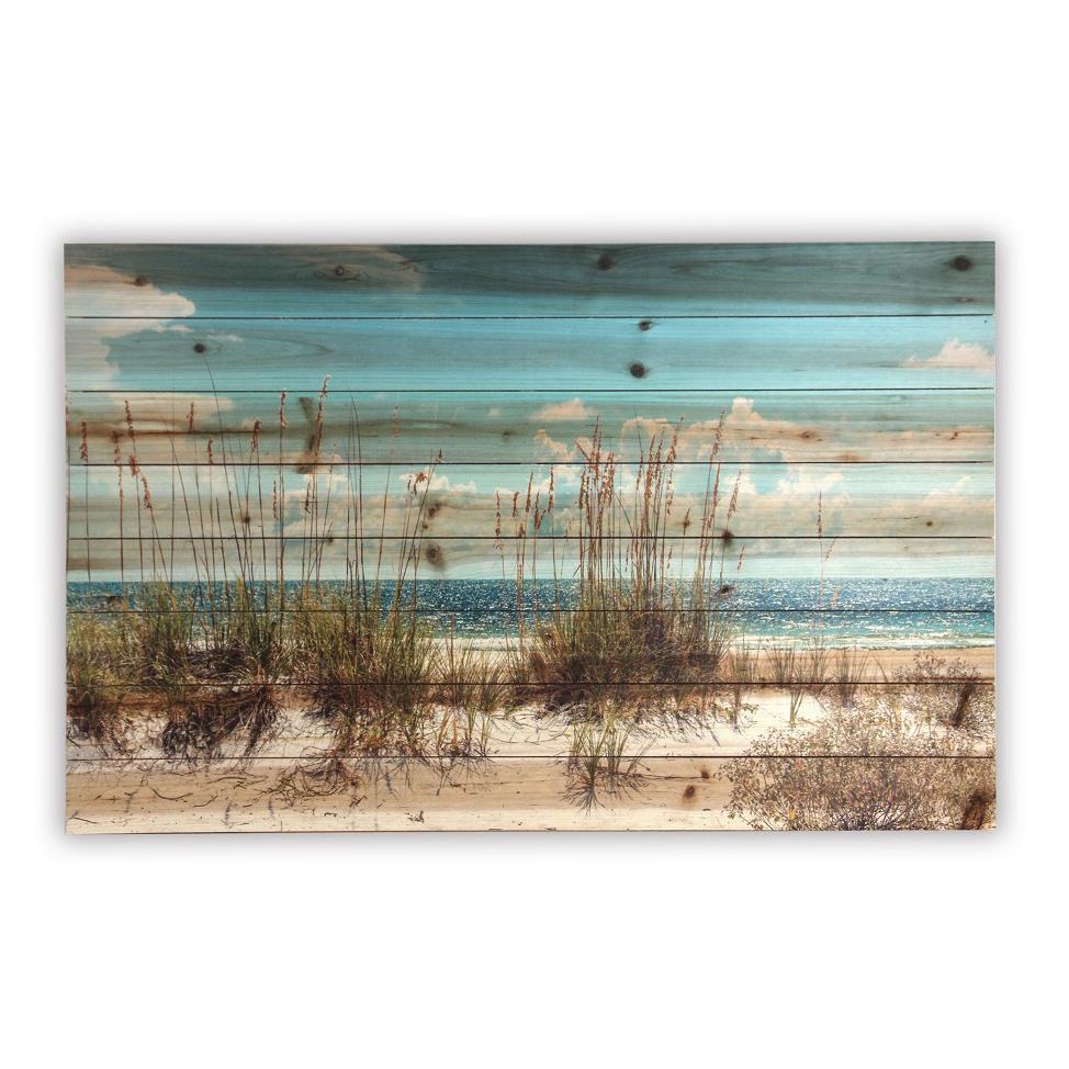 Courtside Market Welcome Beach 24x36 Canvas Wall Art