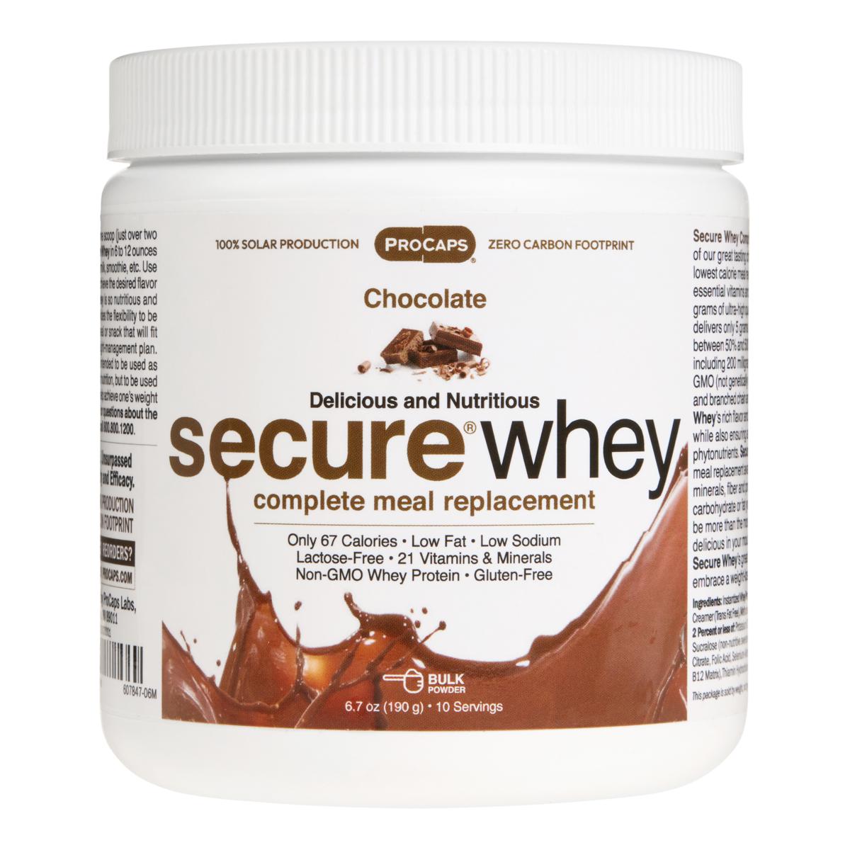 Secure Whey Complete Meal Replacement - 10 Meals