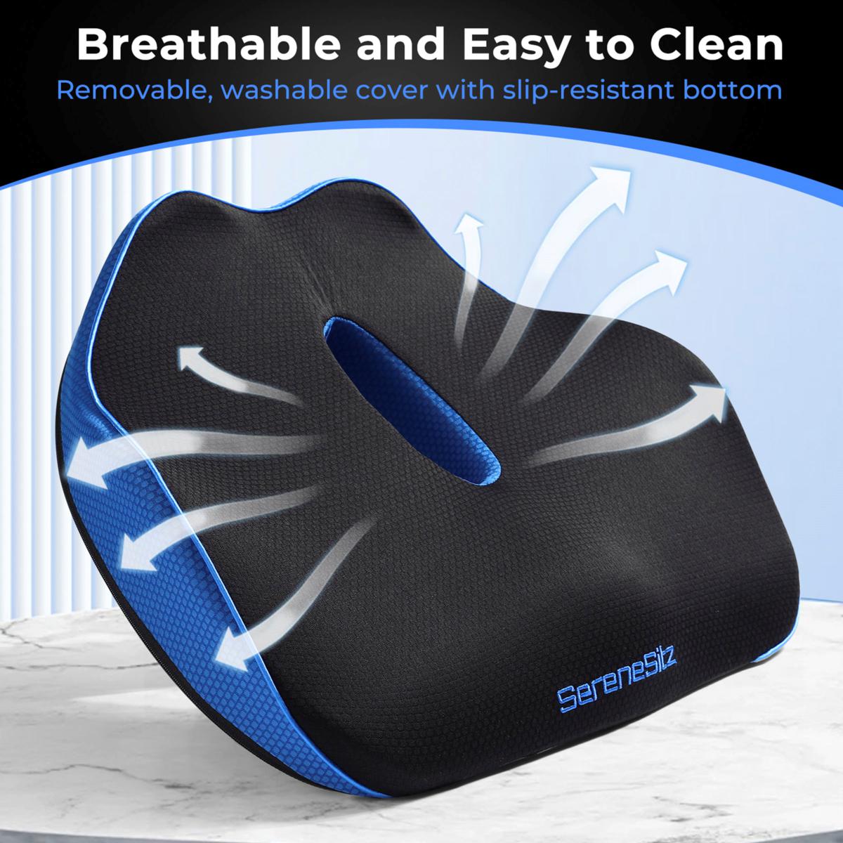 Serenesitz Orthopedic Memory Foam Seat Cushion | HSN