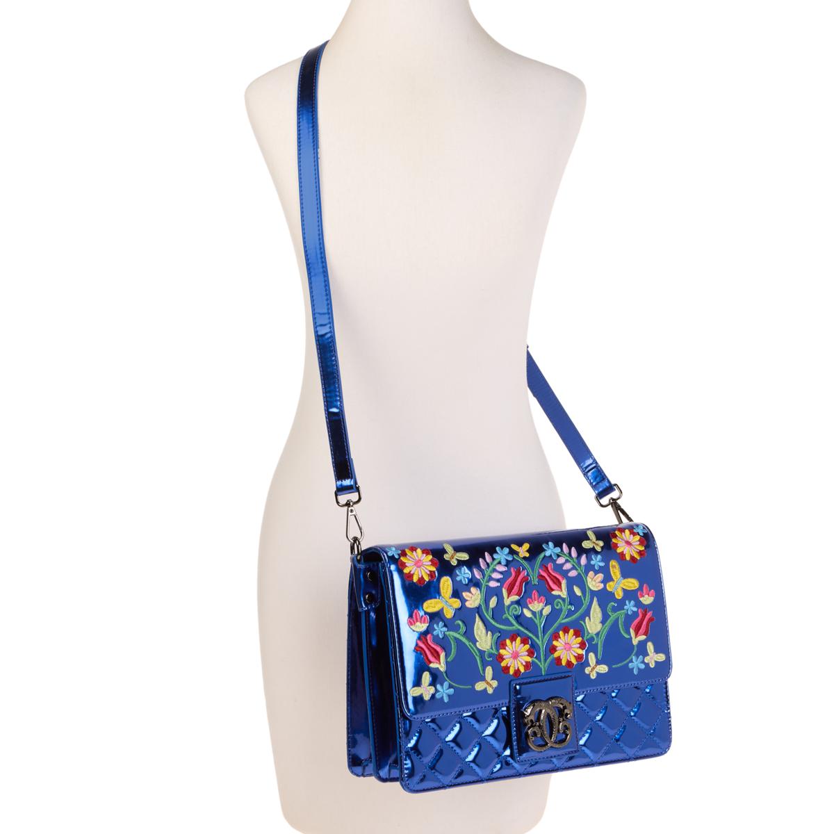 MiF♡ Sharif Legacy Metallic Floral Embroidered Satchel - 23536133
