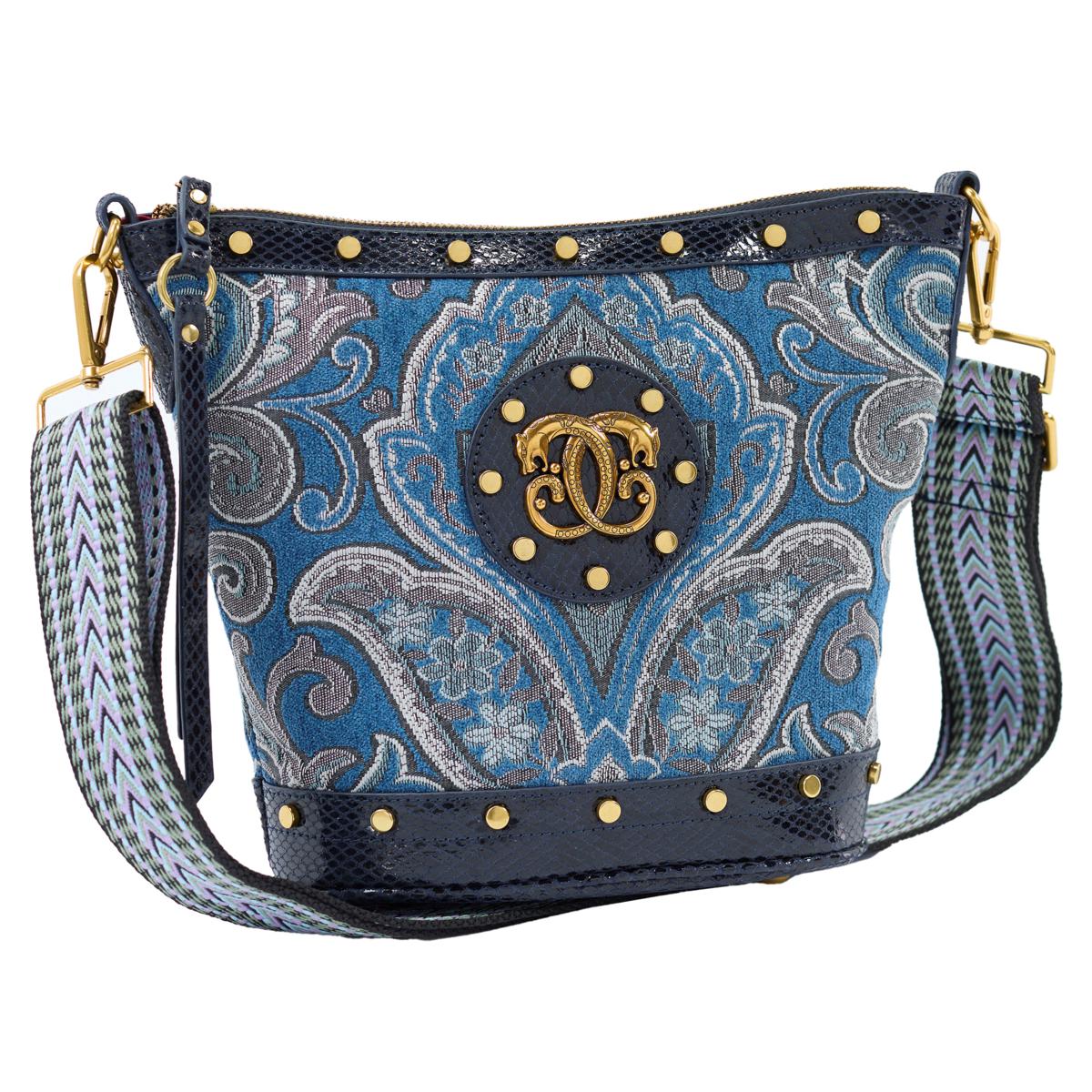 New Sharif handmade leather tooled crossbody online bag