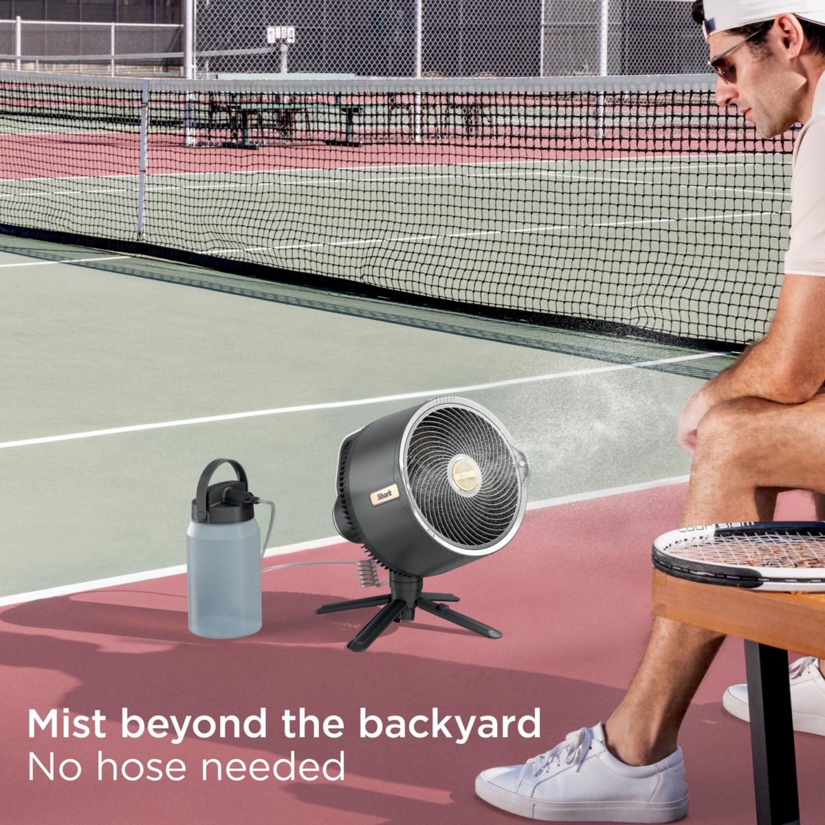 Shark FlexBreeze Pro Mist Indoor/Outdoor Fan with Misting | HSN