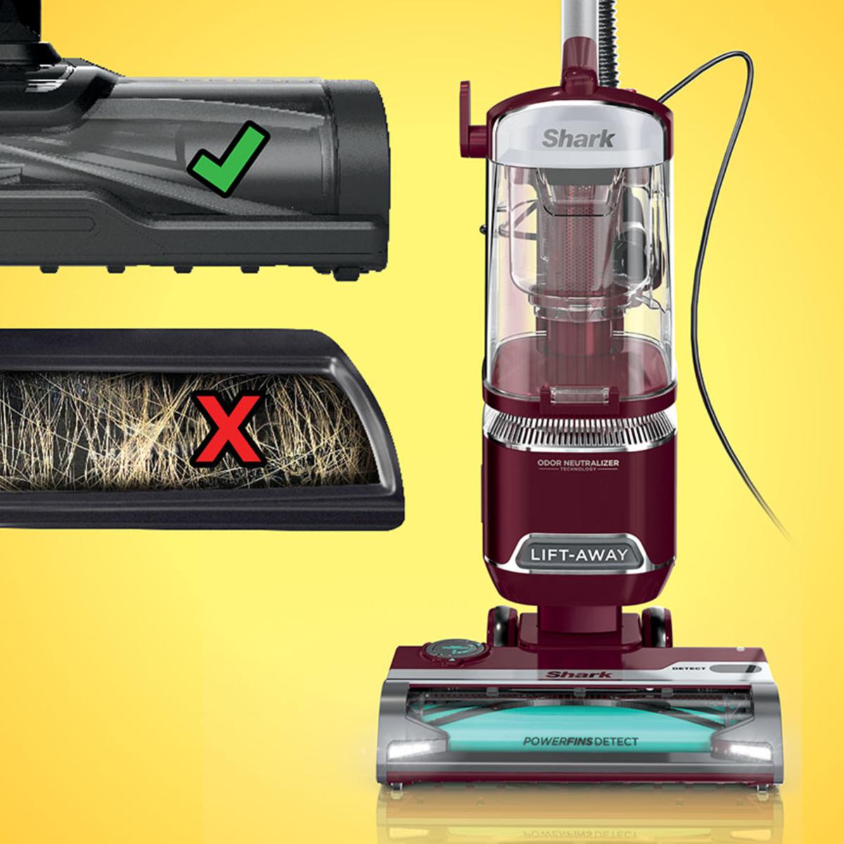 Shark Lift-Away Detect PowerFins HairPro 360 Upright Vacuum | HSN