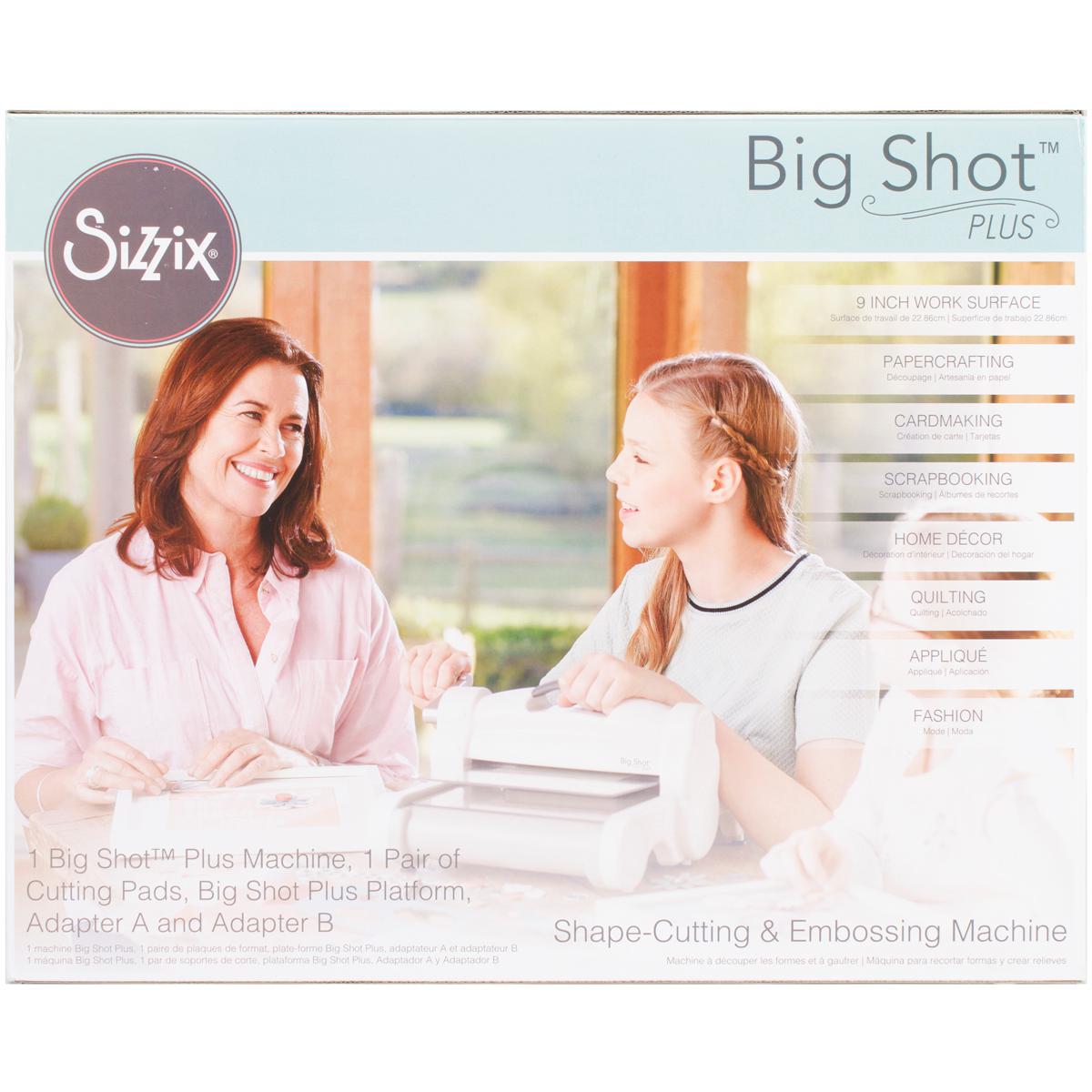 Sizzix Big Shot Plus Fabric Series Starter Kit (White & Gray) (US Version)