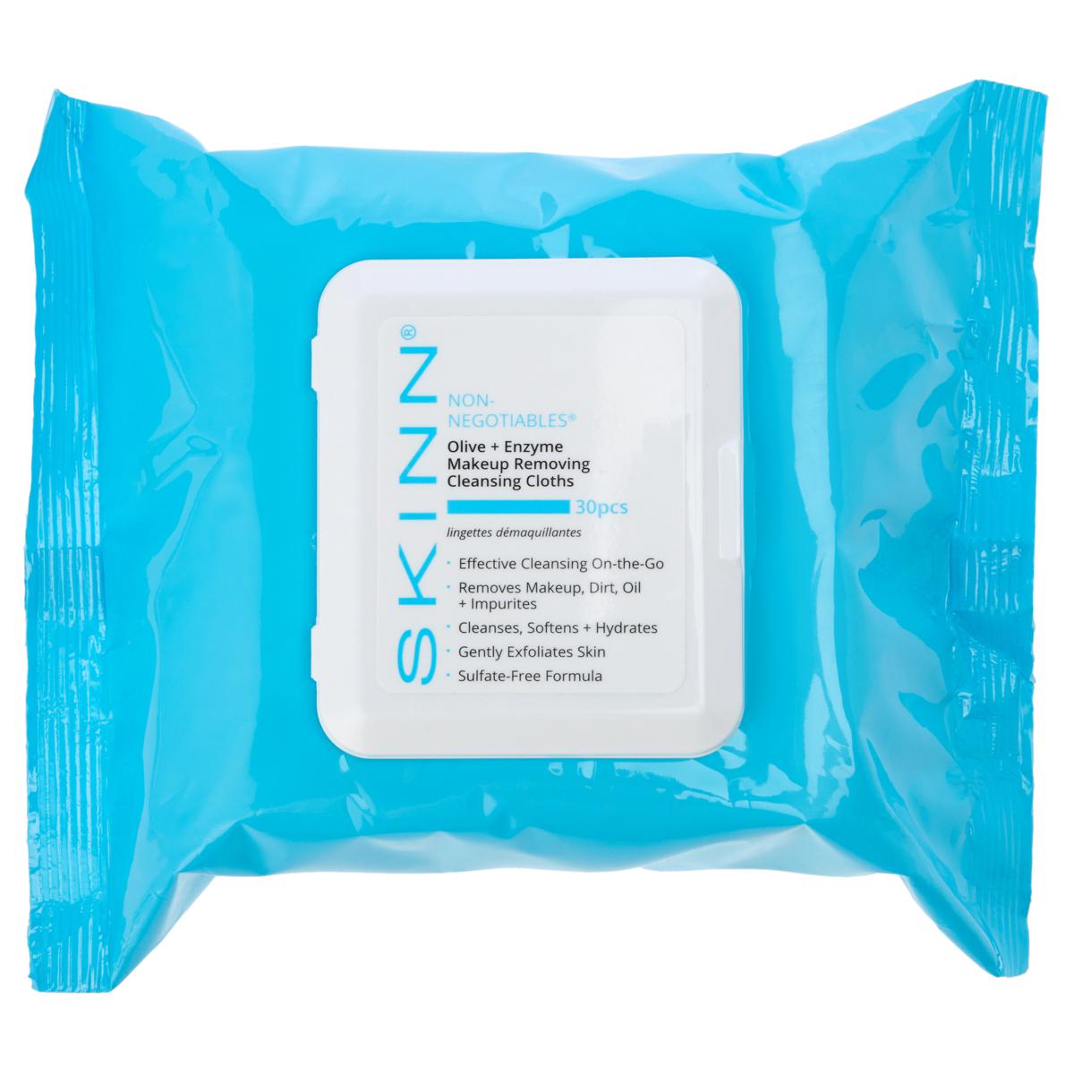 Skinn® Cosmetics Olive & Enzyme Cleansing Cloths AutoShip® 20887095