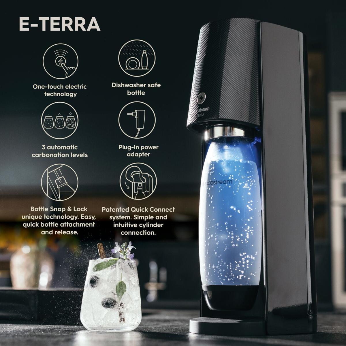 SodaStream E-TERRA™ Sparkling Water Maker - 22650165 | HSN
