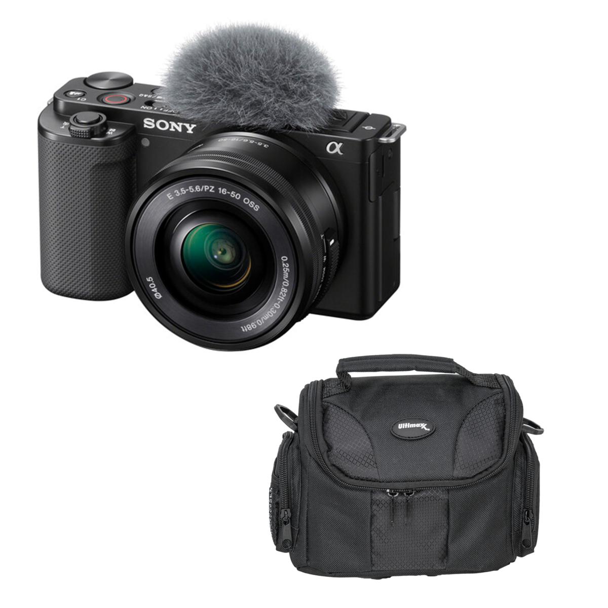 Sony ZV-E10 Mirrorless Camera with 16-50mm Lens (Black)