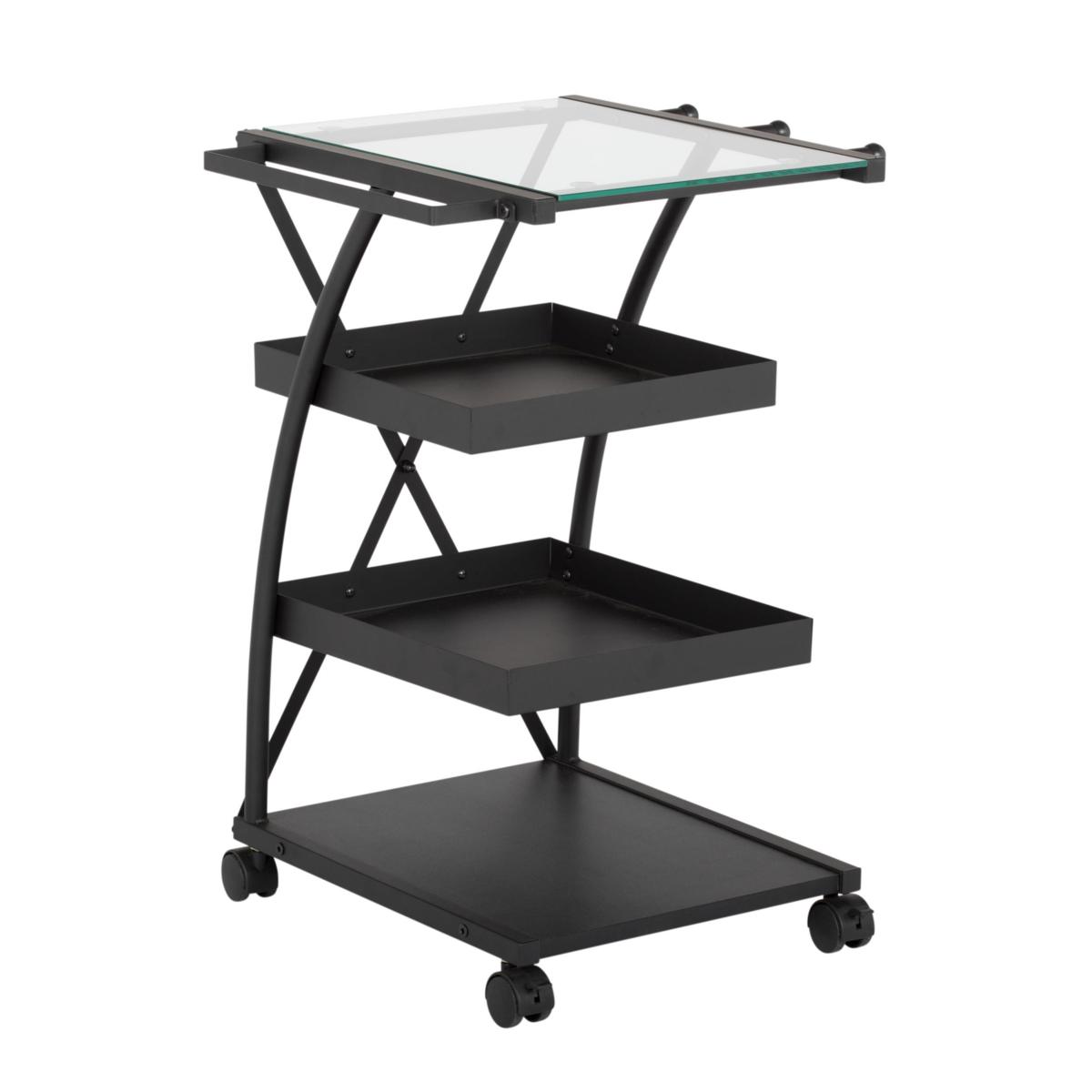 3-Tier Cart Multicolor Organizer Trays