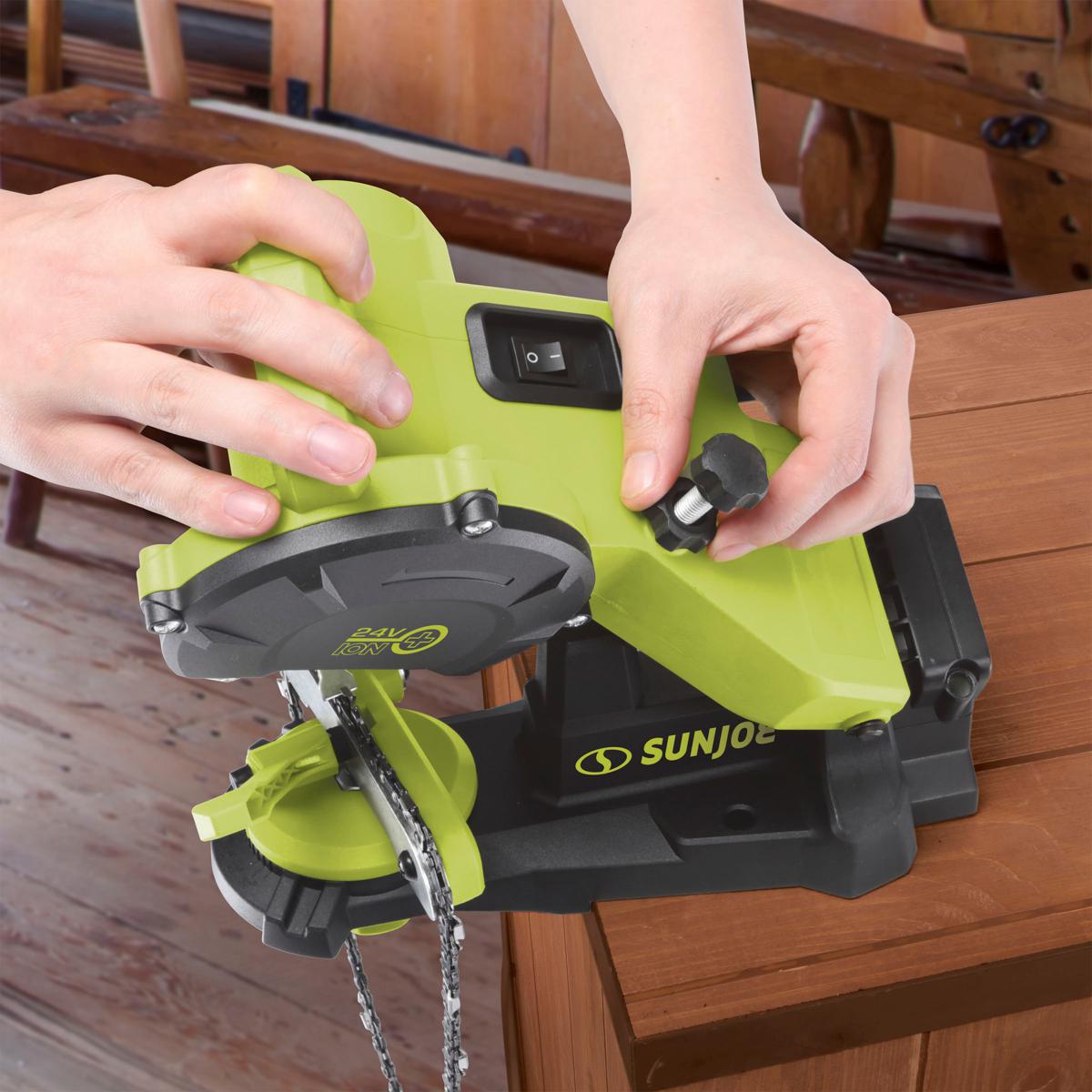 Sun Joe 24 Volt Chainsaw Sharpening Tool 20638862 HSN