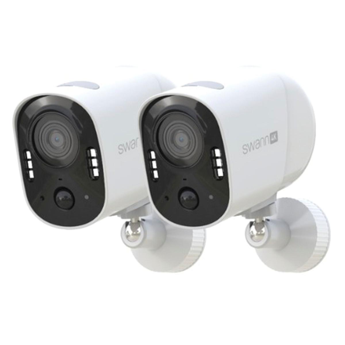 Swann Security Xtreme 4k Wi-fi Security Camera W Two-way Audio 2-pack 