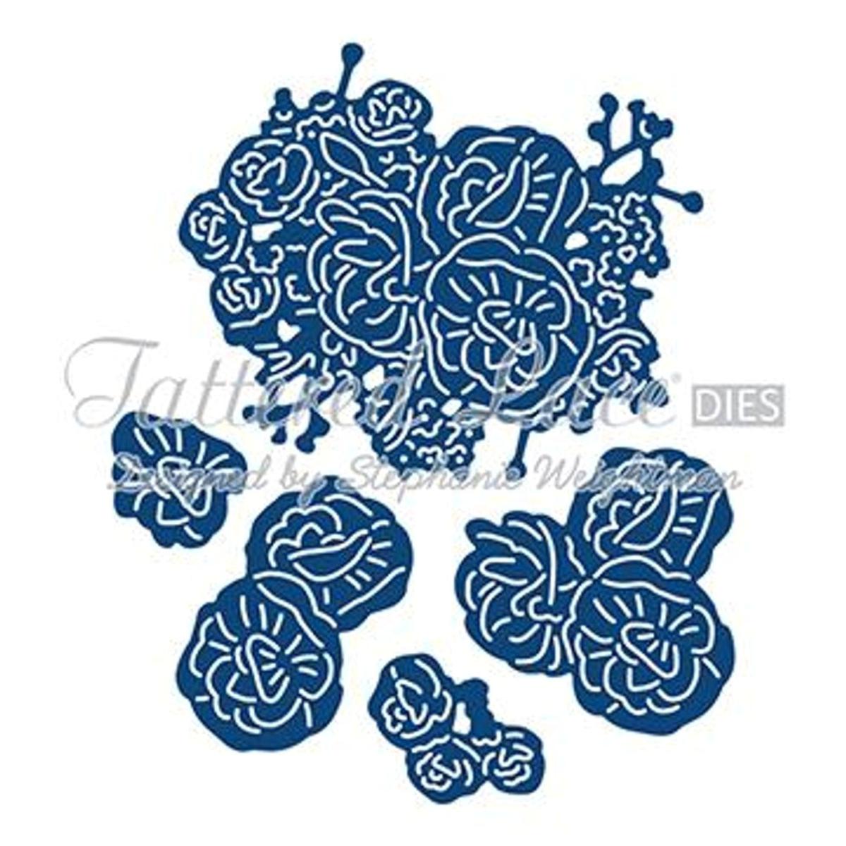 Tattered Lace Die - Charisma Carnation with CD-ROM