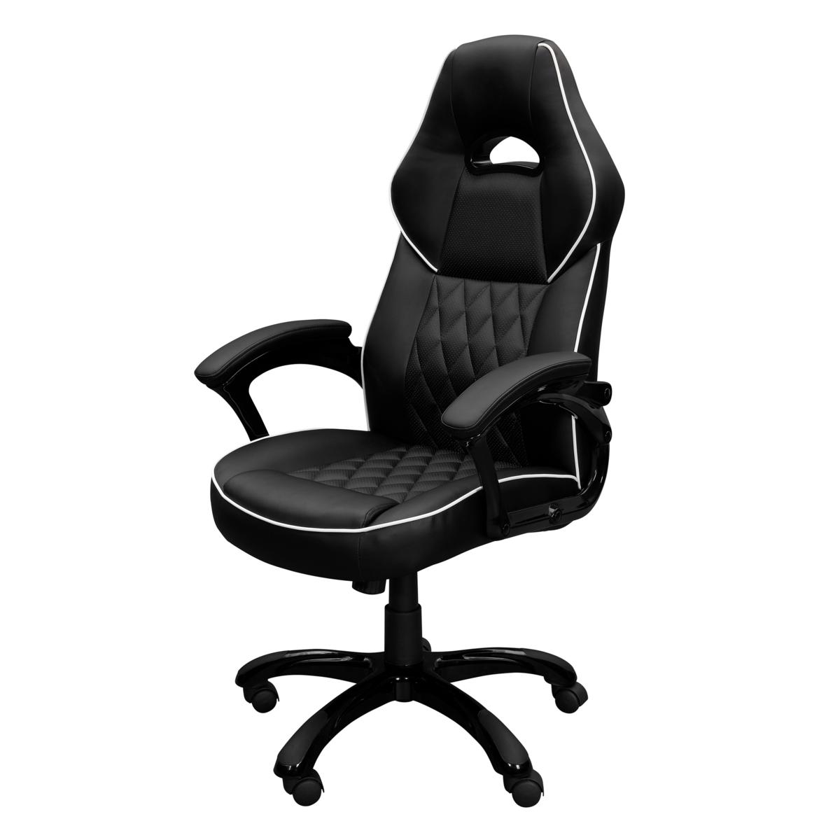 Techni Mobili Deco Lux Black Executive Office Chair