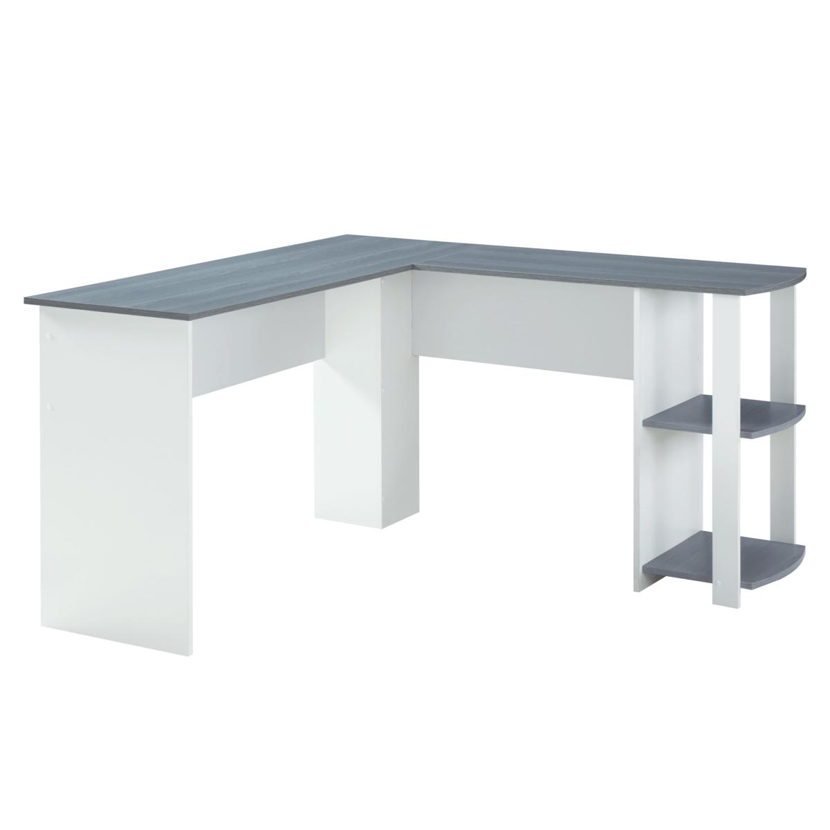 Functional L Shaped Desk With Storage Gray - Techni Mobili : Target