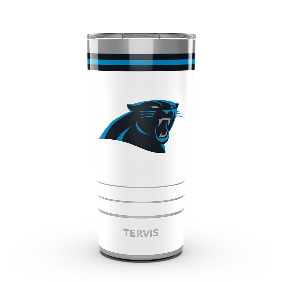 Carolina Panther Plastic Cups 24 Count, Serves 24 Guests 