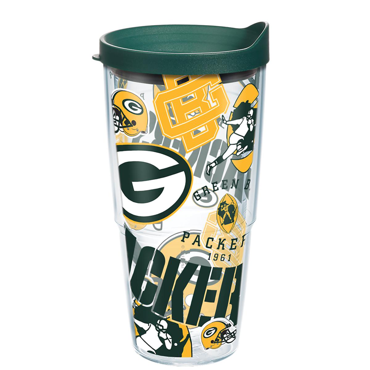 Green Bay Packers 20oz. Stainless Steel Mascot Tumbler