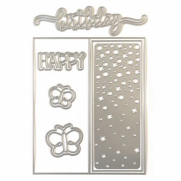 Happy Birthday Stamps & Cutting Dies