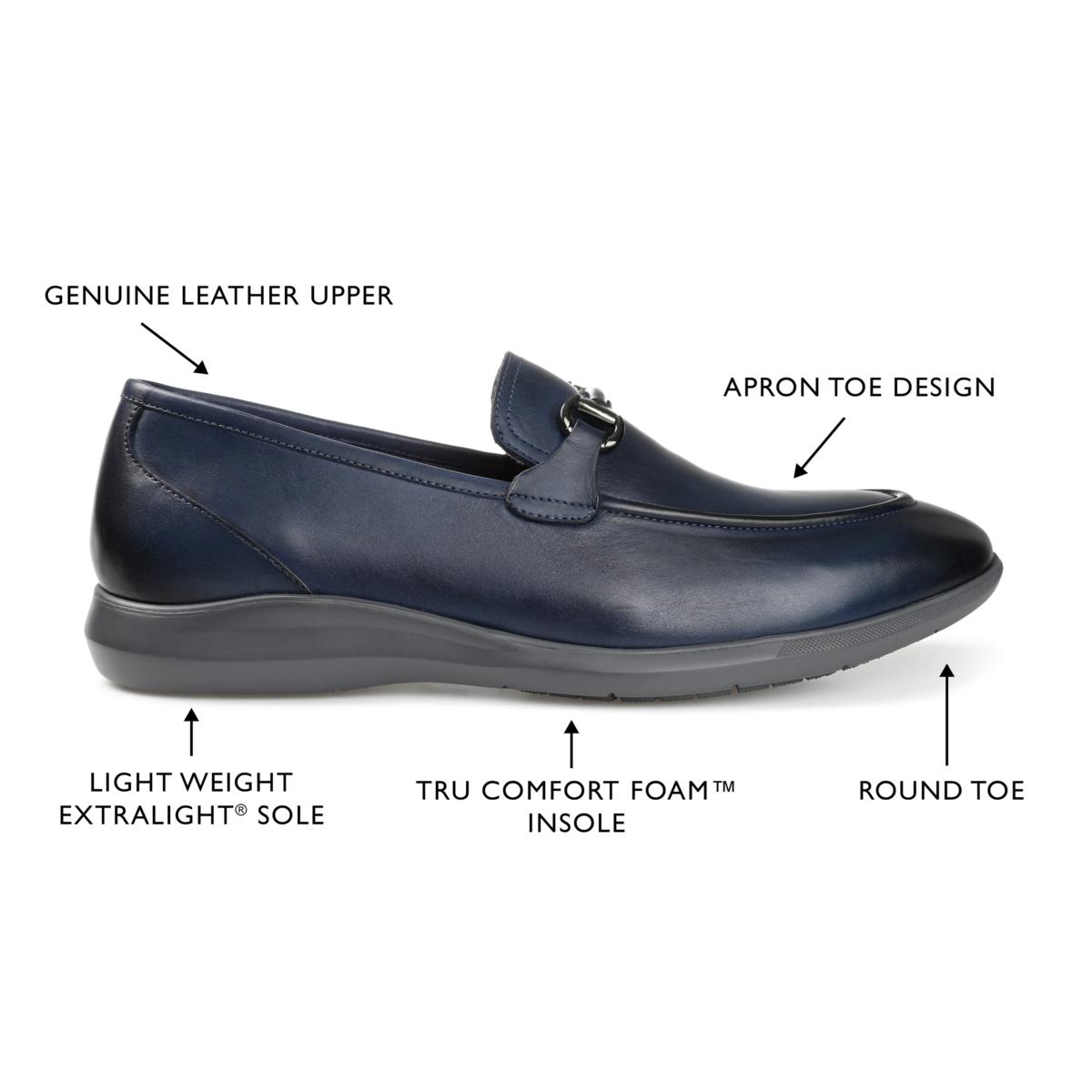 Thomas &‎ Vine Men\'s Shoes Burns Bit Loafer Black US 10.5 Thomas & Vine Mens Burns Slip-on Bit Loafer - Walmart.com main image 2