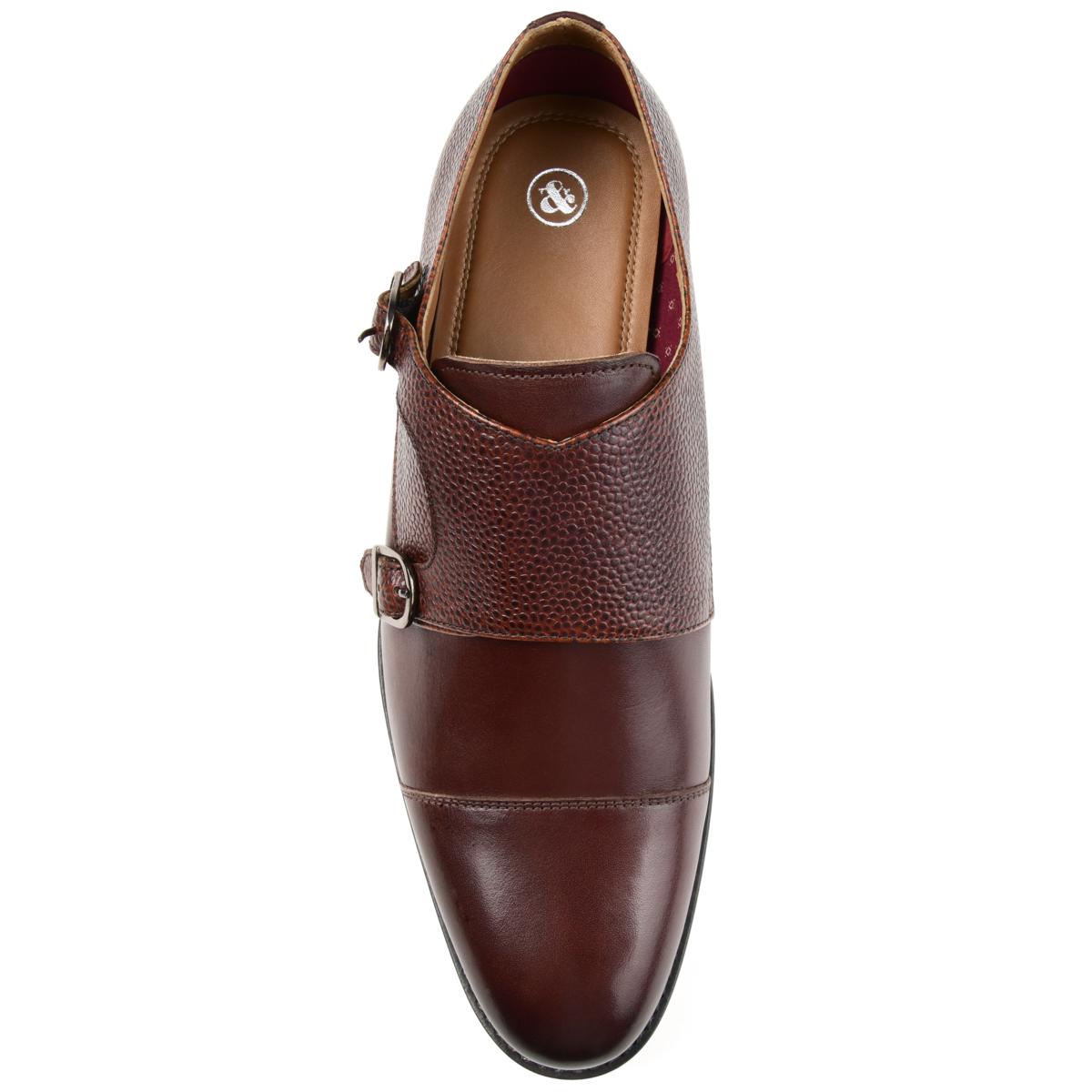 Thomas & Vine Calvin Double Monk Strap Brown Dress Shoe Size 8M - NWOB Thomas & Vine Men main image 2