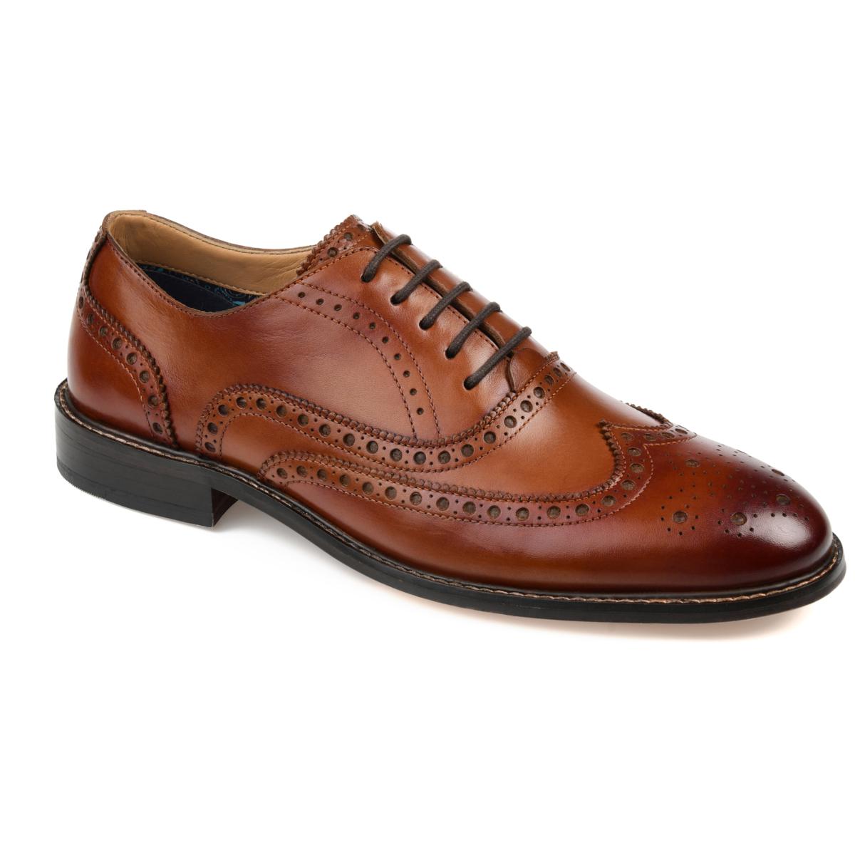 Thomas Vine Men s Franklin Wide Width Wingtip Oxford 20555980 HSN