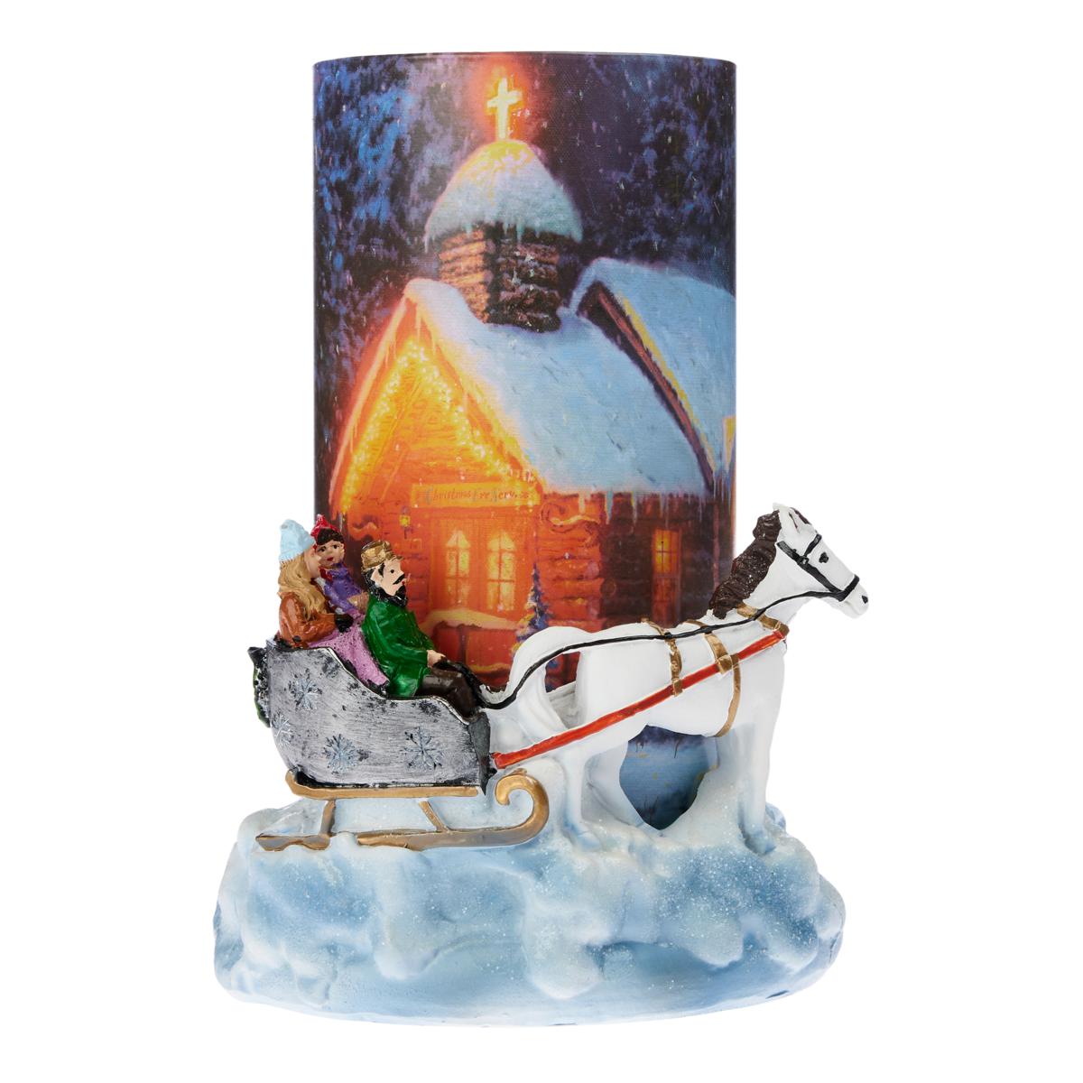 Thomas Kinkade Set of 3 9.5 LED Lanterns w/6hr Timer - 20957426