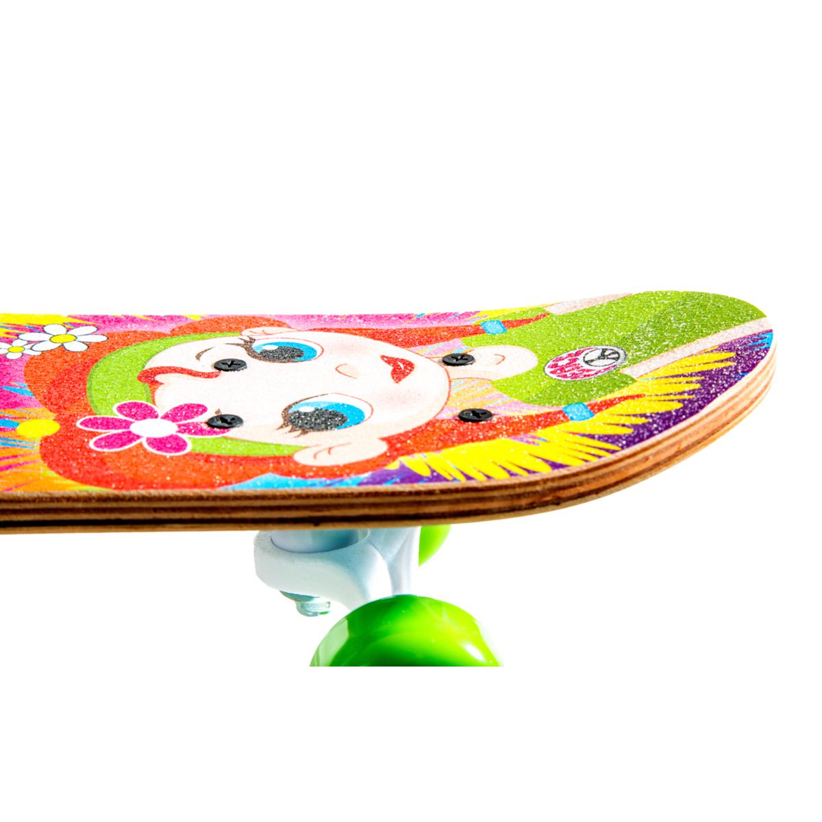 TITAN Flower Power Princess 17 Inch Complete Skateboard for Girls