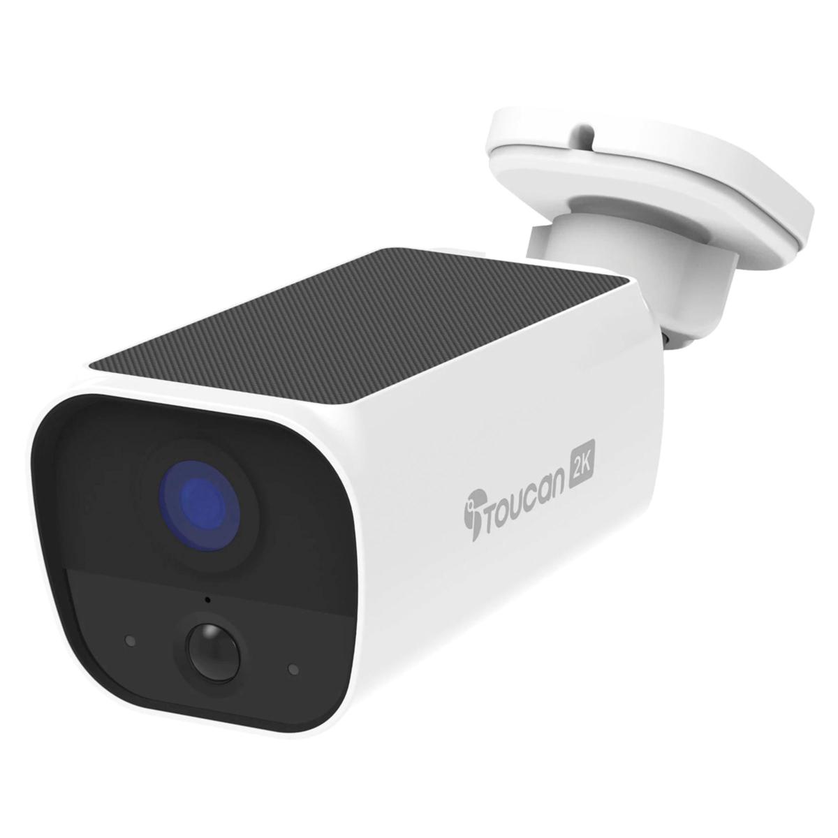 Toucan S5 Solar Wireless Security Camera with 2K Video and Alarm
