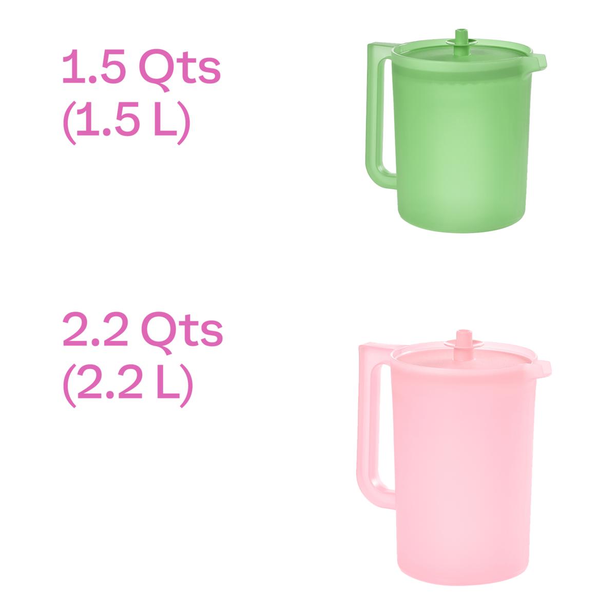 Tupperware® 6-Cup & 8-Cup Heritage Sheer Pitcher Set - 23641122 | HSN