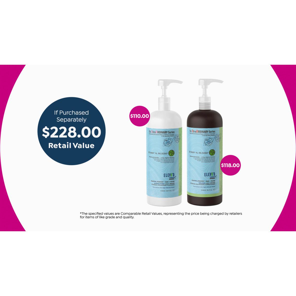 Tweak'd by Nature Mountain Eclipse Elev8'd Cleanser & Conditioner