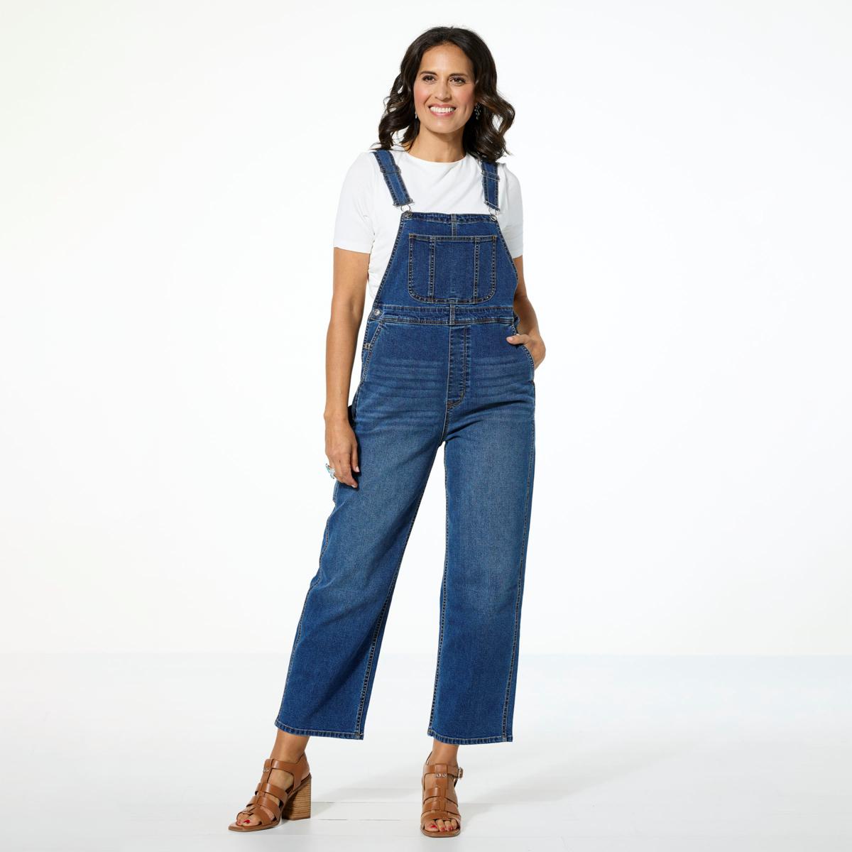 TWRHLL by Christie Brinkley Rosie Denim Overalls | HSN